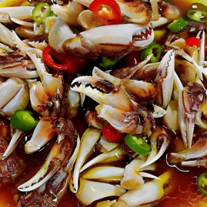 秘制醉蟹钳，下酒神器，一咬就碎
